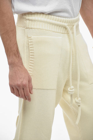 SEASONAL Knitted Cotton 3D DIAG Sweatpants