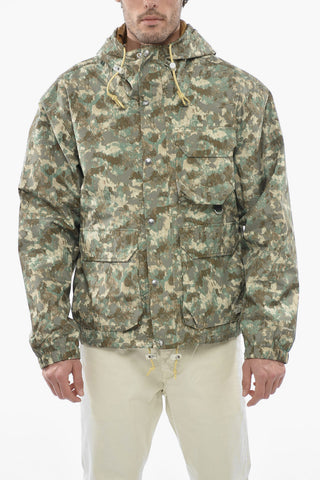 DRYVENT Camouflage Patterned Windbreaker with Utility Pockets