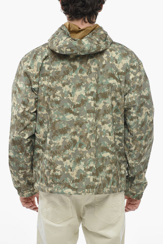 DRYVENT Camouflage Patterned Windbreaker with Utility Pockets
