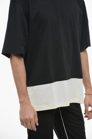 Slim Fit Double Layer Crew-Neck T-shirt