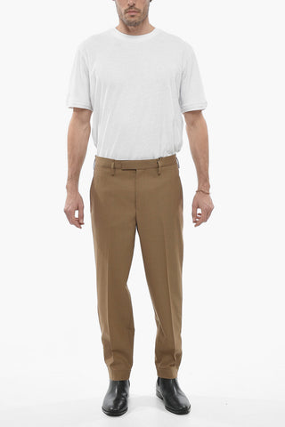 Chino Trousers JAMIE Slim-Fit with Ankle Zip