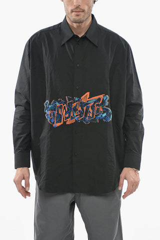SEASONAL Camicia in Cotone GRAFFITI con Ricamo