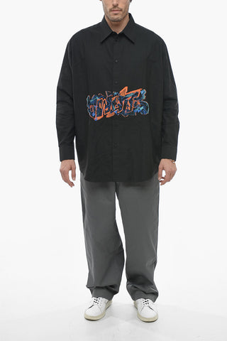 SEASONAL Camicia in Cotone GRAFFITI con Ricamo