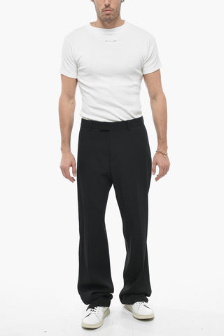 Virgin Wool Baggy Pants