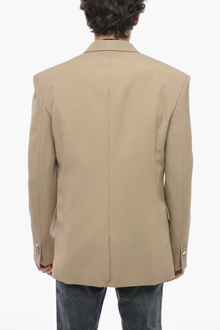 Blazer in Lana con Revers a Lancia