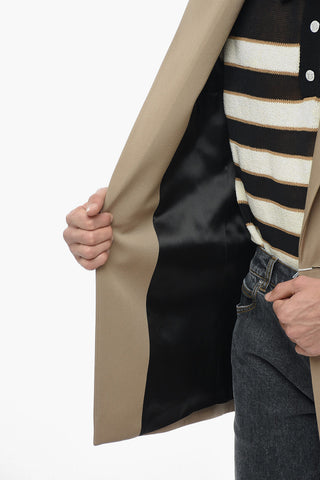 Blazer in Lana con Revers a Lancia