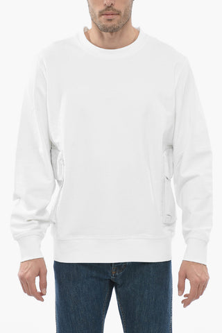 THE METROPOLIS SERIES Crew Neck Sweatshirt with Nylon Pockets