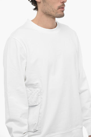 THE METROPOLIS SERIES Crew Neck Sweatshirt with Nylon Pockets