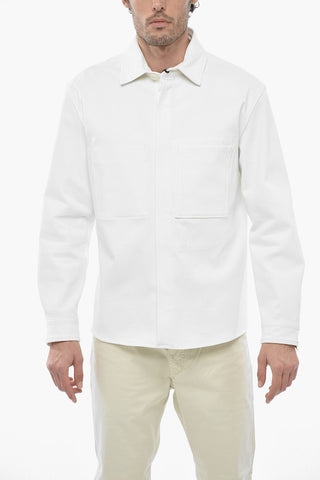 Denim Overshirt with Breast-pocket