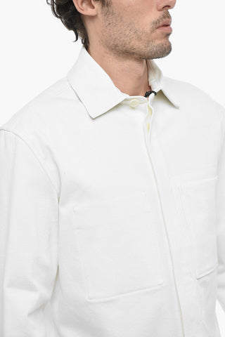 Denim Overshirt with Breast-pocket