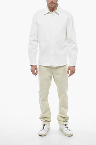 Denim Overshirt with Breast-pocket