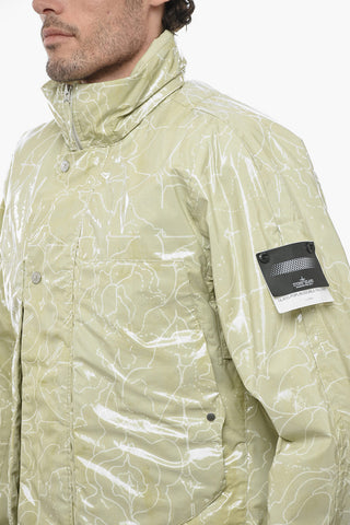 Painted Cotton Windproof Jacket with Removable Padded Vest