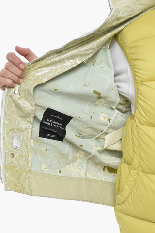 Painted Cotton Windproof Jacket with Removable Padded Vest
