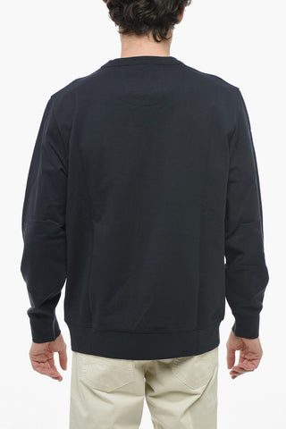 THE METROPOLIS SERIES Crew Neck Sweatshirt with Nylon Pockets