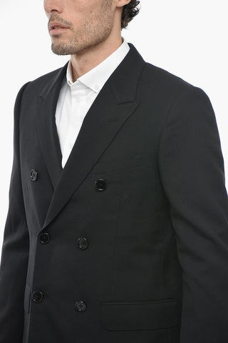 Double-breasted Blazer with Peak Lapel