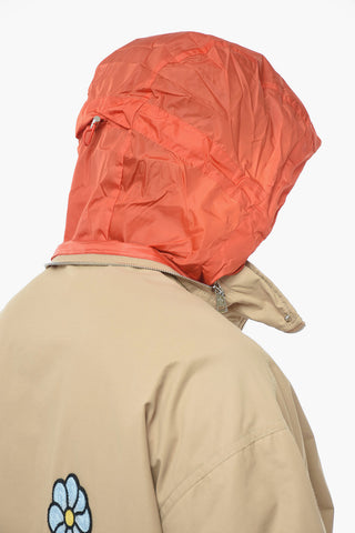 JW ANDERSON Oversized Padded DELAMONT Jacket with Flower Applications