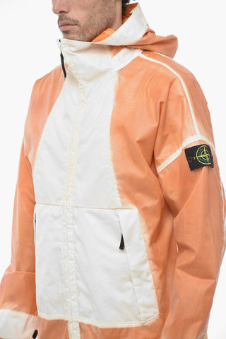 Spray Effect Coated Cotton Windproof Jacket