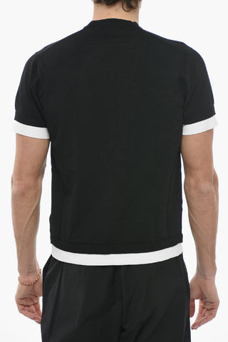 T-Shirt with Contrasting Edges
