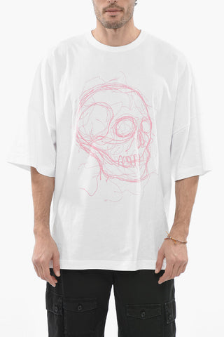 Skull Print Short Sleeved T-shirt