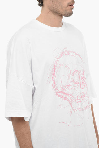 Skull Print Short Sleeved T-shirt