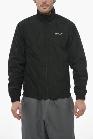 SEASONAL Giacca a Vento DIAG OUTLINE con Zip Frontale
