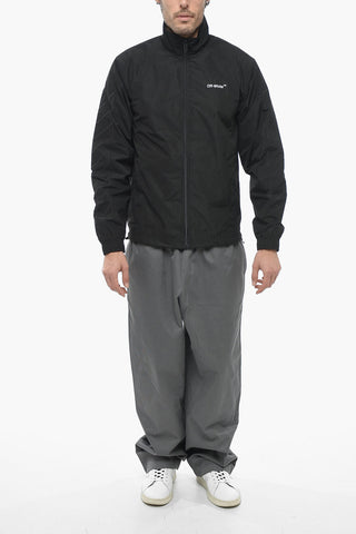 SEASONAL Giacca a Vento DIAG OUTLINE con Zip Frontale