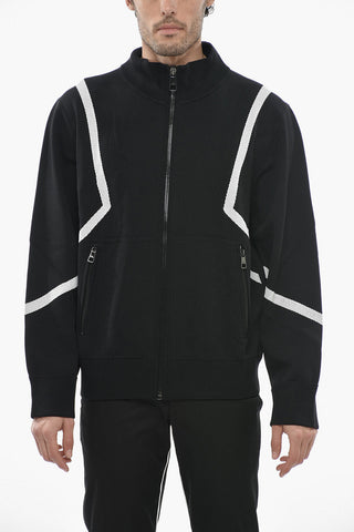 Loose Fit Sweater with Zipped Closure