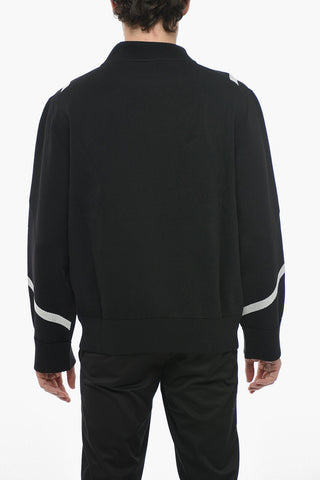 Loose Fit Sweater with Zipped Closure