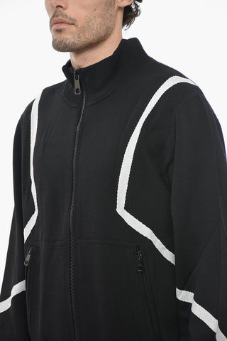 Loose Fit Sweater with Zipped Closure