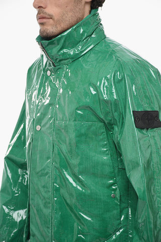Painted Cotton Windproof Jacket with Removable Padded Vest