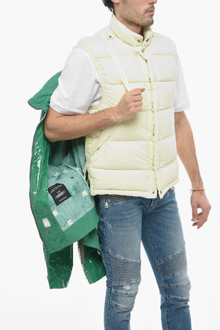 Painted Cotton Windproof Jacket with Removable Padded Vest