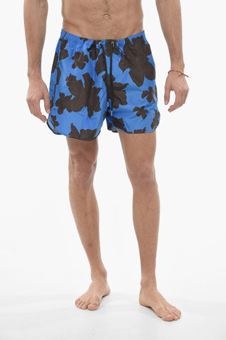 Floral Printed Boxer Swimsuit