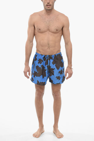 Floral Printed Boxer Swimsuit