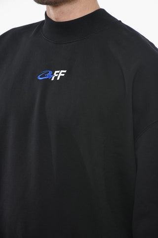 SEASONAL Crew Neck Boxy Fit Sweatshirt with Embroidered Logo