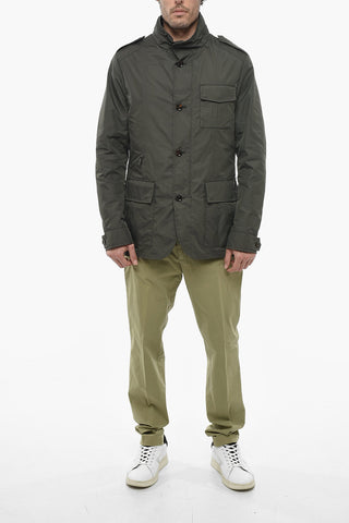 Extractable Hood 4 Pockets Jacket