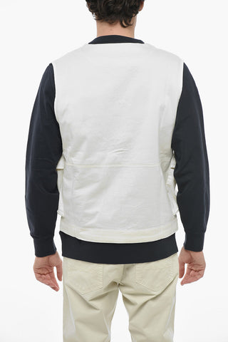 Cotton MERCERIZED Vest with Nylon Pockets and Zip