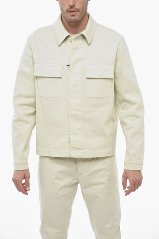 Concealed Closure Denim Jacket
