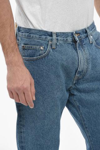 Tapered Fit Denims with Arrow Print