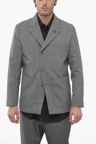 Half-lined Blazer with District Check Pattern