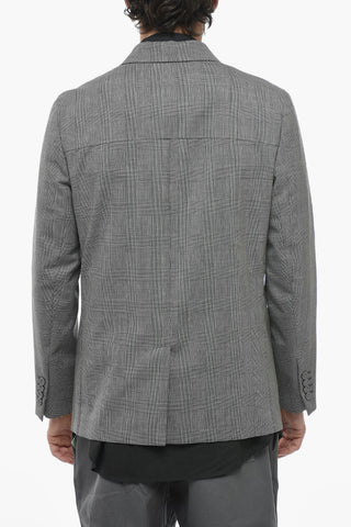 Half-lined Blazer with District Check Pattern