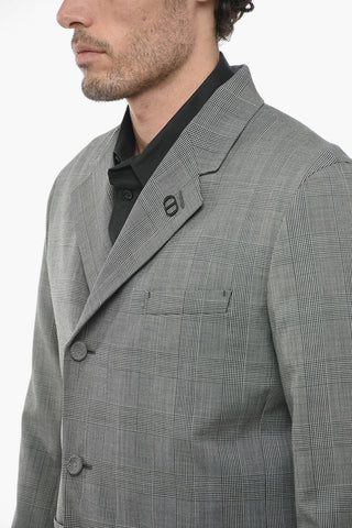 Half-lined Blazer with District Check Pattern