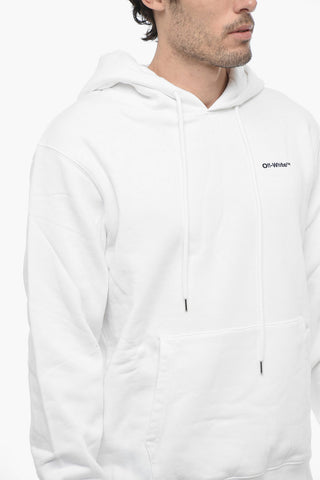 Fleece Cotton WAVE OUTLINE Hoodie