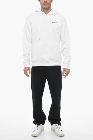 Fleece Cotton WAVE OUTLINE Hoodie