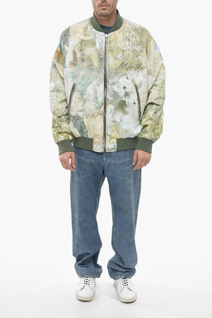 Wendbarer Bomber mit Sky Multicolor-Print
