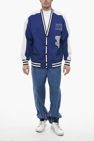 Cotton Cardigan With Patches