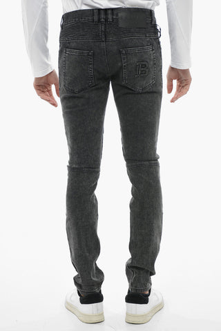 Slim Fit Biker Jeans 15 cm