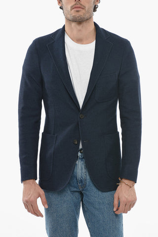 Cotton UPTON Blazer with Striped Pattern