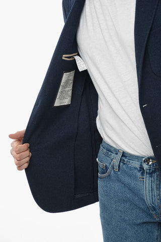 Cotton UPTON Blazer with Striped Pattern