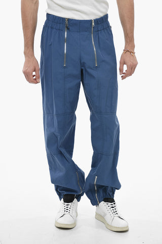 Pantaloni Cargo con Dettaglio Zip
