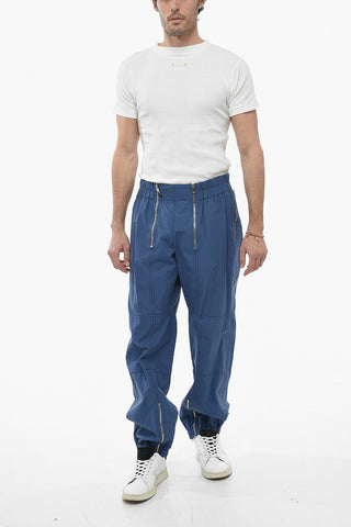 Pantaloni Cargo con Dettaglio Zip